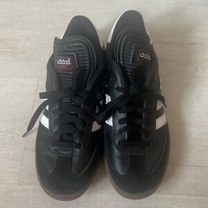 adidas Women's Black and White Samba Sneakers
